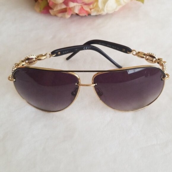 Authentic Gucci aviator sunglasses main image 4